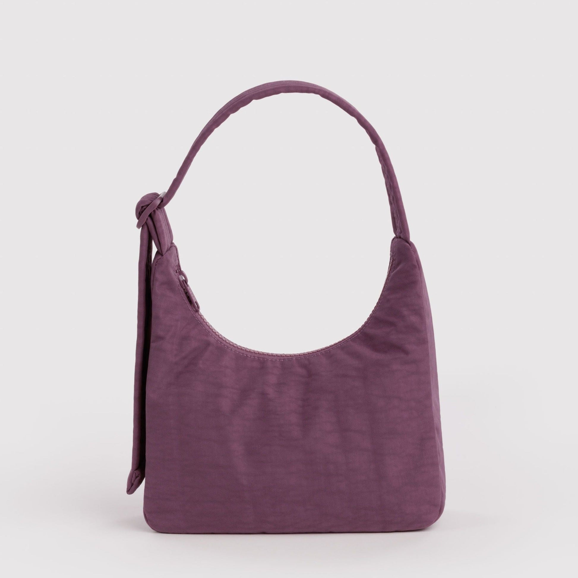 Baggu Mini Nylon Shoulder Bag in Wild Plum