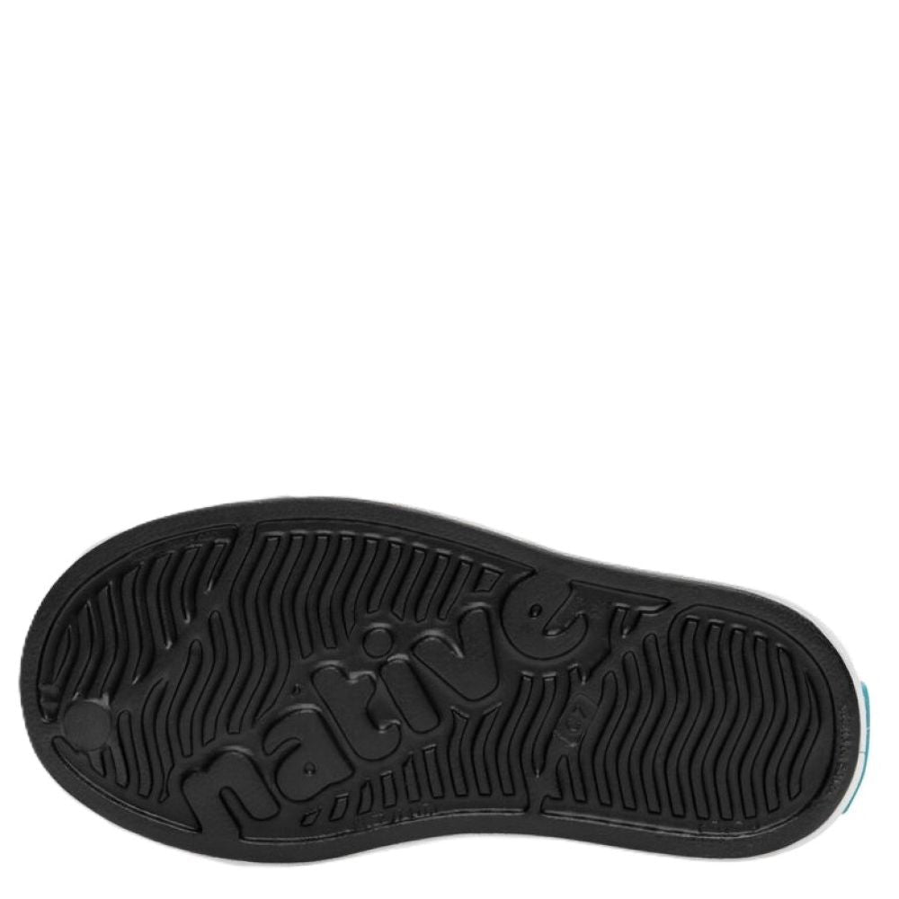 Native Kids Jefferson in Jiffy Black/ Shell White - Getoutside Shoes