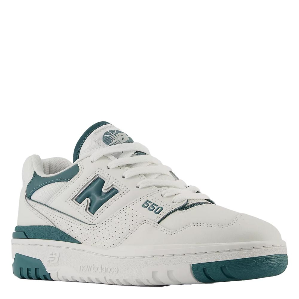 New Balance Women&#39;s 550 in Reflection with New Spruce