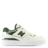 New Balance Women&#39;s 550 in Off White with Green