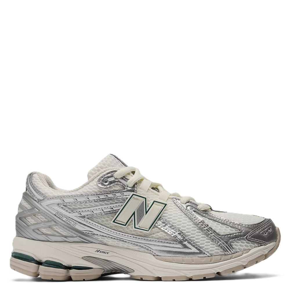 New Balance 1906R in Silver Metalic with Sea Salt and New Spruce