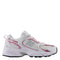 New Balance Women&#39;s 530 in White with Pink Sugar and Silver Metallic