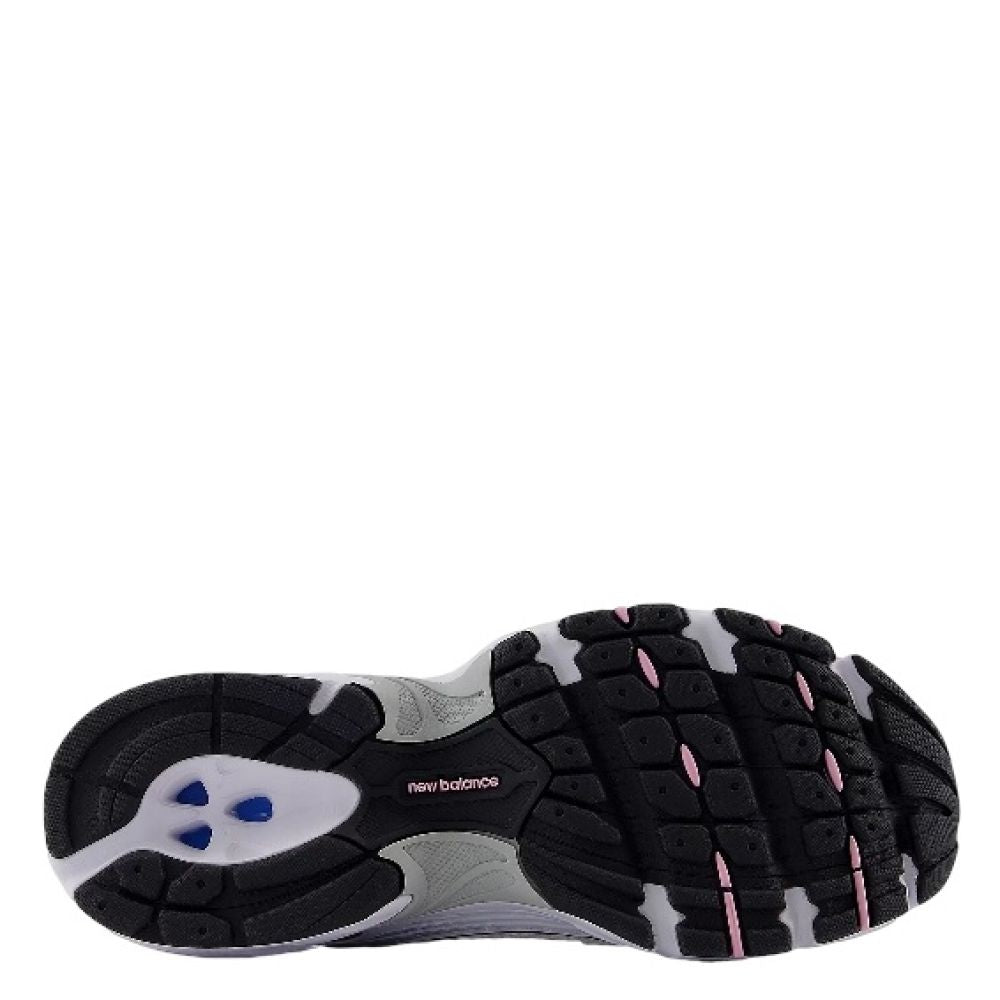 New Balance Women&#39;s 530 in White with Pink Sugar and Silver Metallic