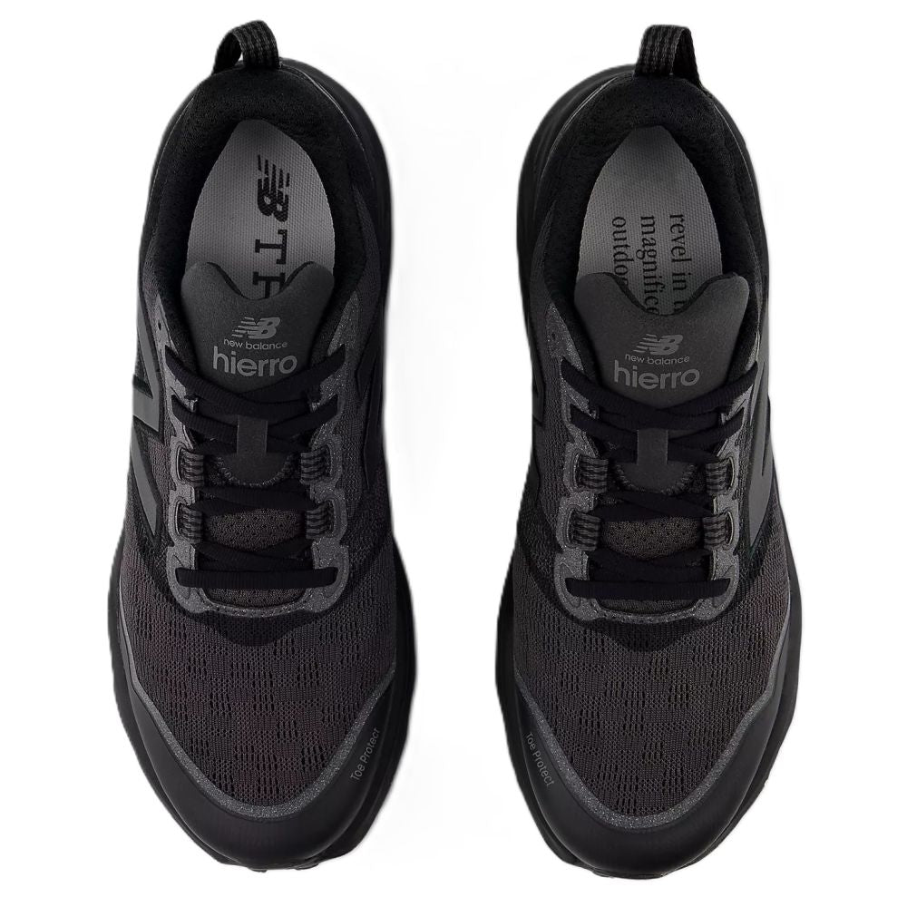New Balance Men's Fresh Foam X Hierro in Black Cement with Black