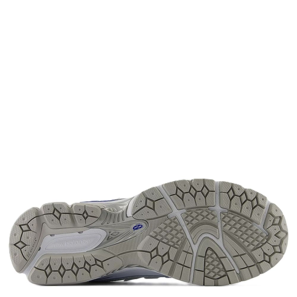 New Balance Women's 1906R in White with Team Royal and Silver Metallic