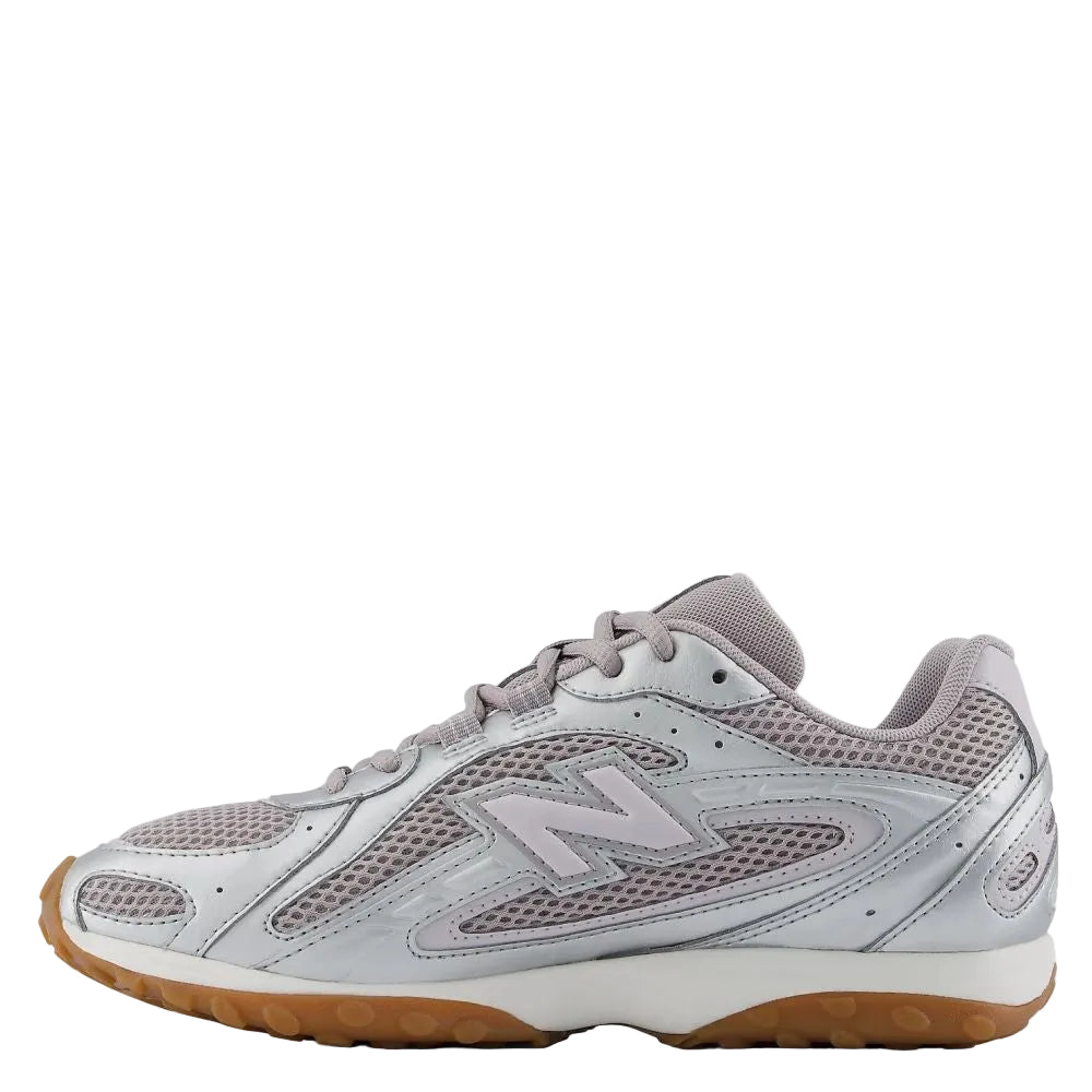 New Balance Women's 204L in Truffle Salt with Horizon Grey and Silver Metallic