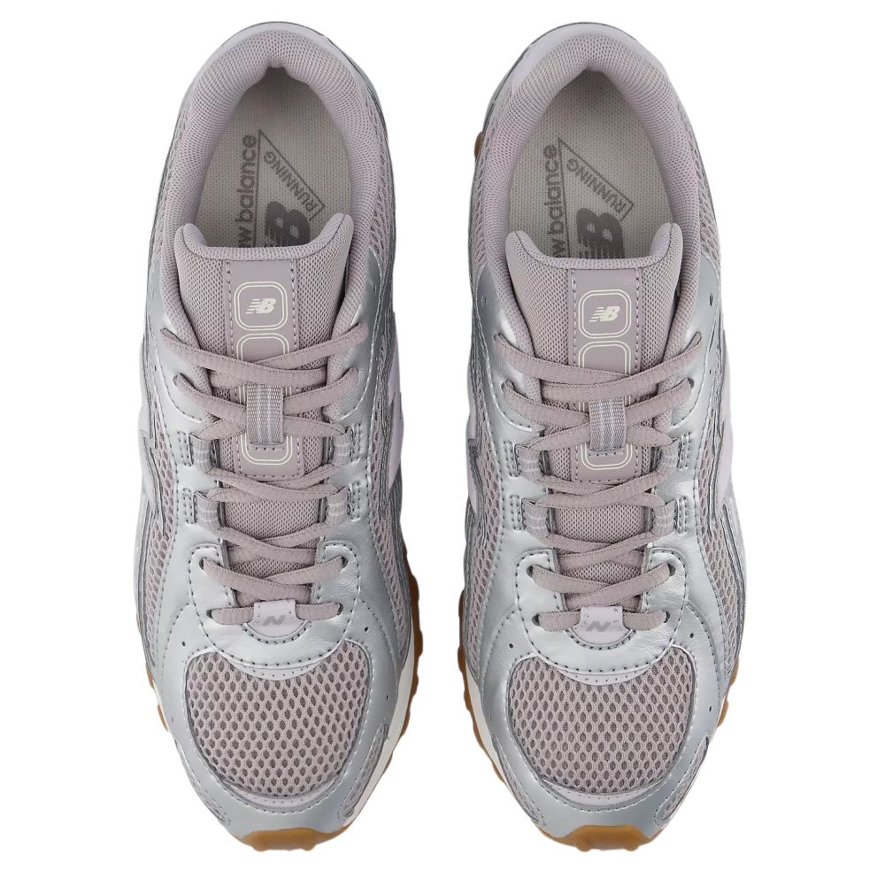 New Balance Women's 204L in Truffle Salt with Horizon Grey and Silver Metallic