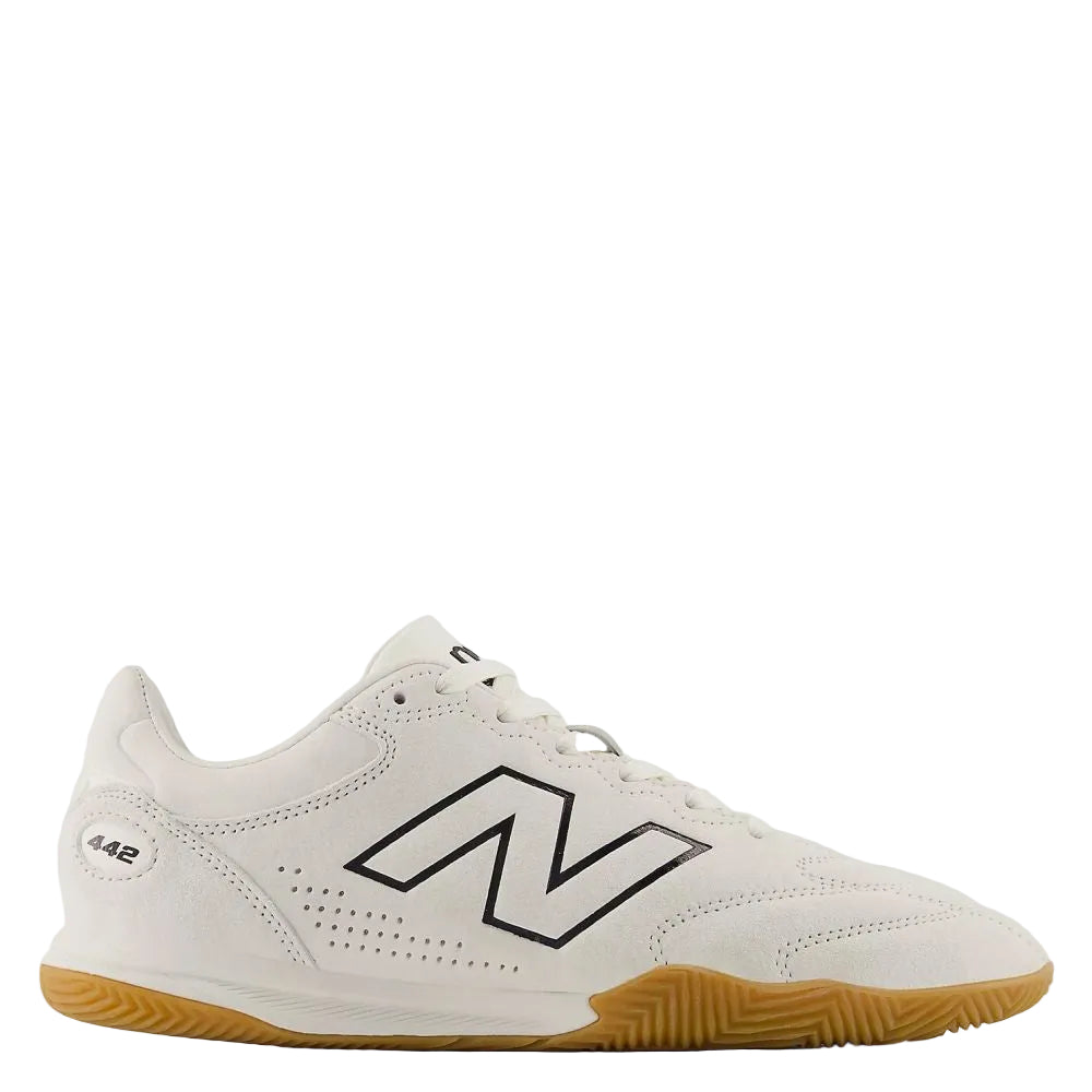 New Balance Women's 442 Elite IN LS V3 in White with Black
