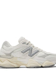 New Balance 9060 in Sea Salt with Concrete and Silver Metallic