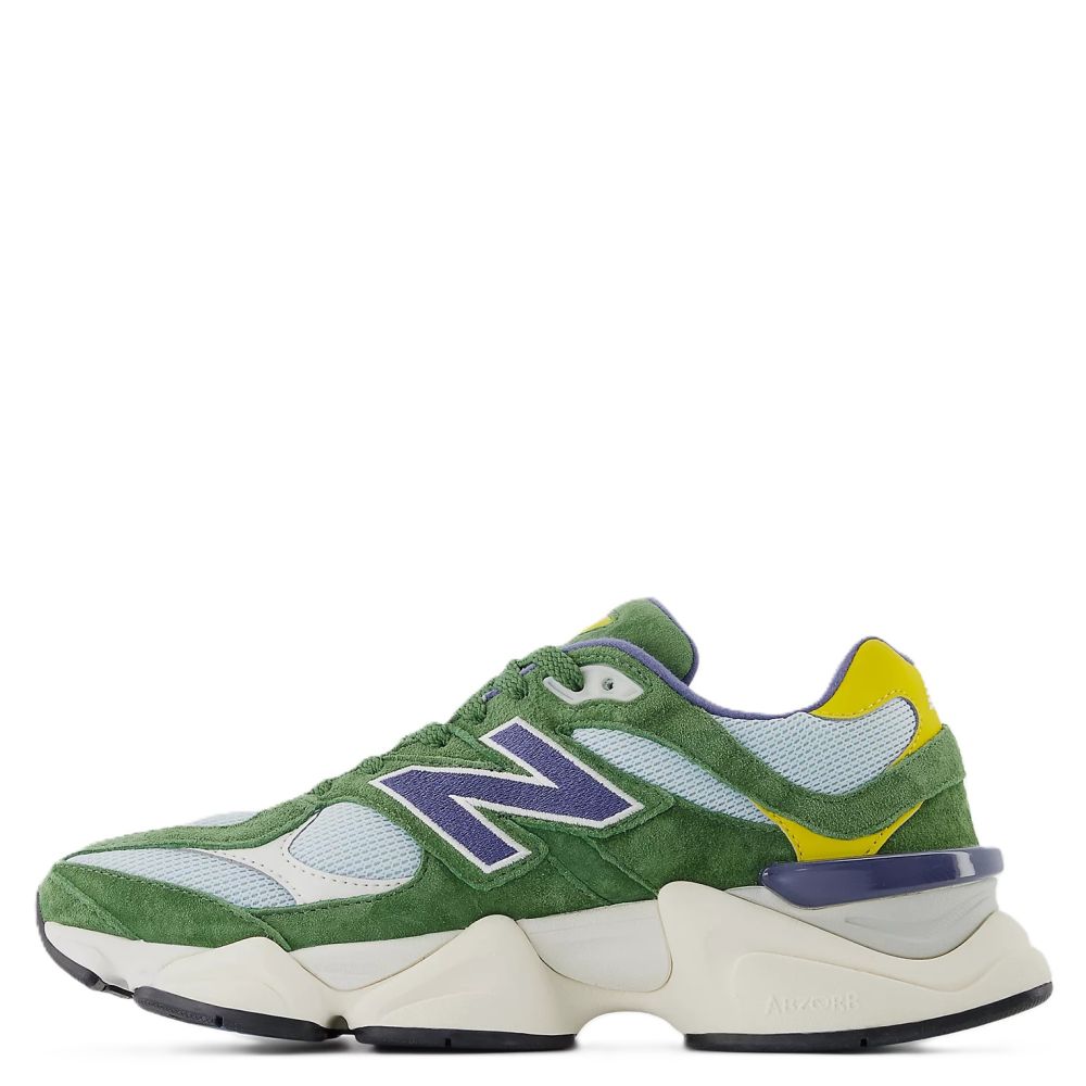 New Balance Women's 9060 in Dark Alpine Green with Frosted Glass