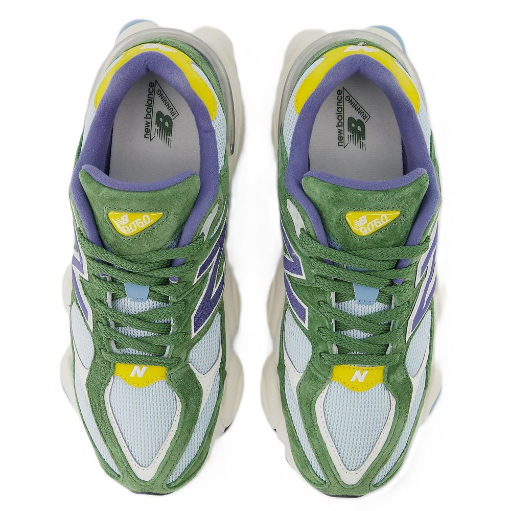 New Balance Women's 9060 in Dark Alpine Green with Frosted Glass