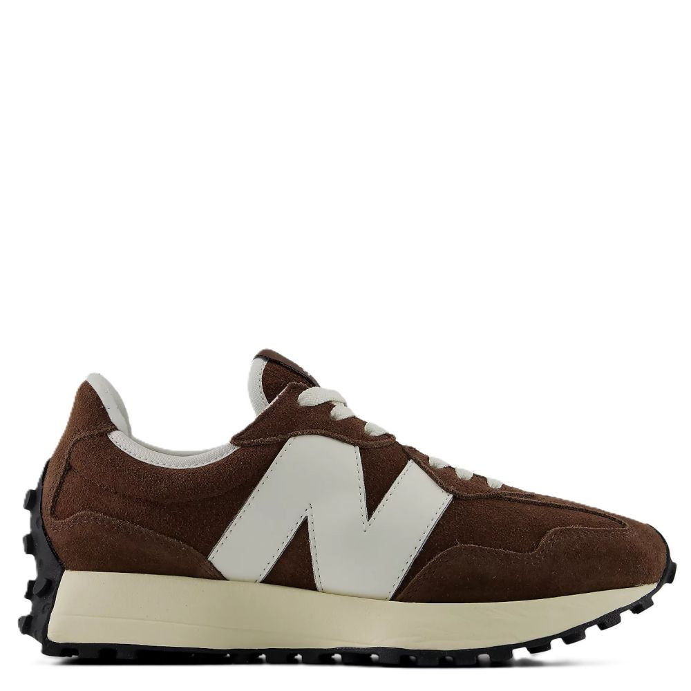 New Balance Women's 327 in Pumpernickel with Sea Salt