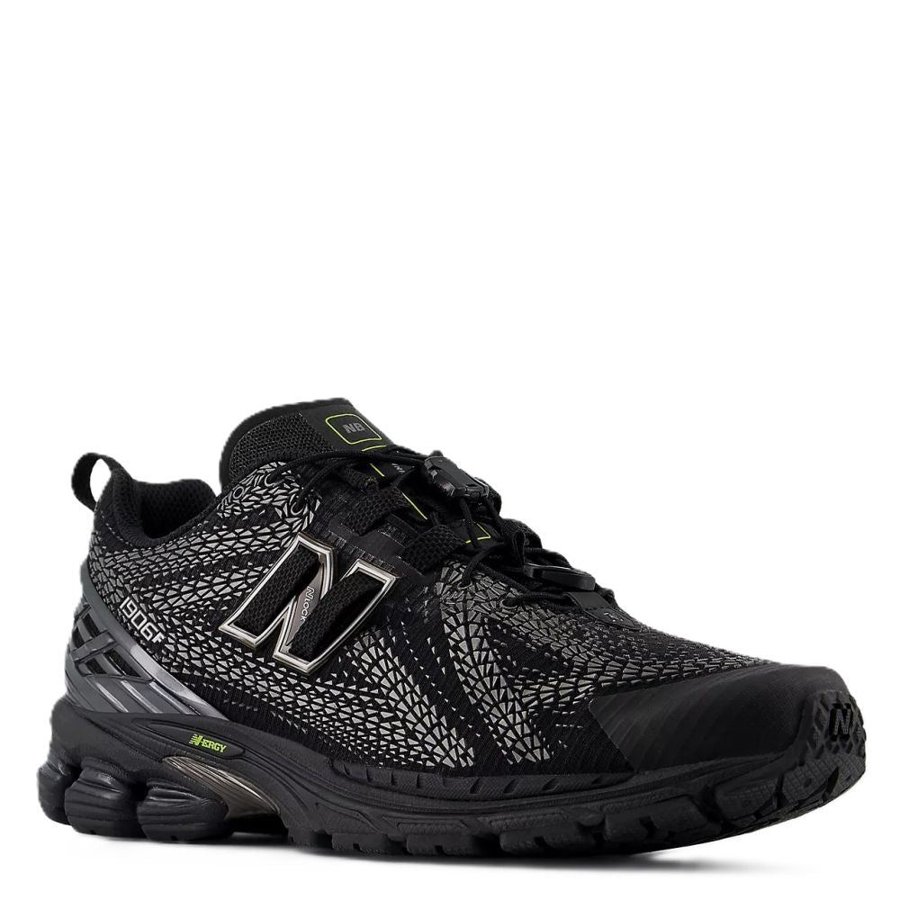 New Balance 1906F in Black with NB 103 White and Alkaline Green - Getoutside Shoes