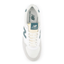 New Balance 300 Court in White with Brighton Grey and New Spruce - Getoutside Shoes