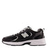 New Balance 530 in Black with Magnet and Silver Metallic - Getoutside Shoes