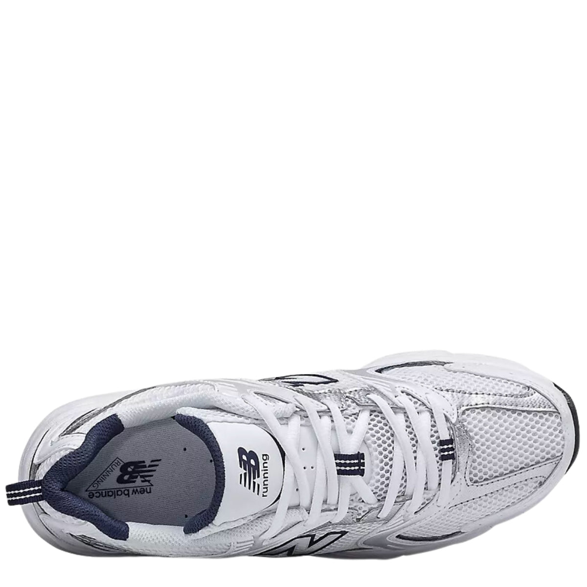 New Balance 530 in White with Natural Indigo - Getoutside Shoes