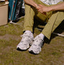 New Balance 9060 in Sea Salt with Concrete and Silver Metallic - Getoutside Shoes