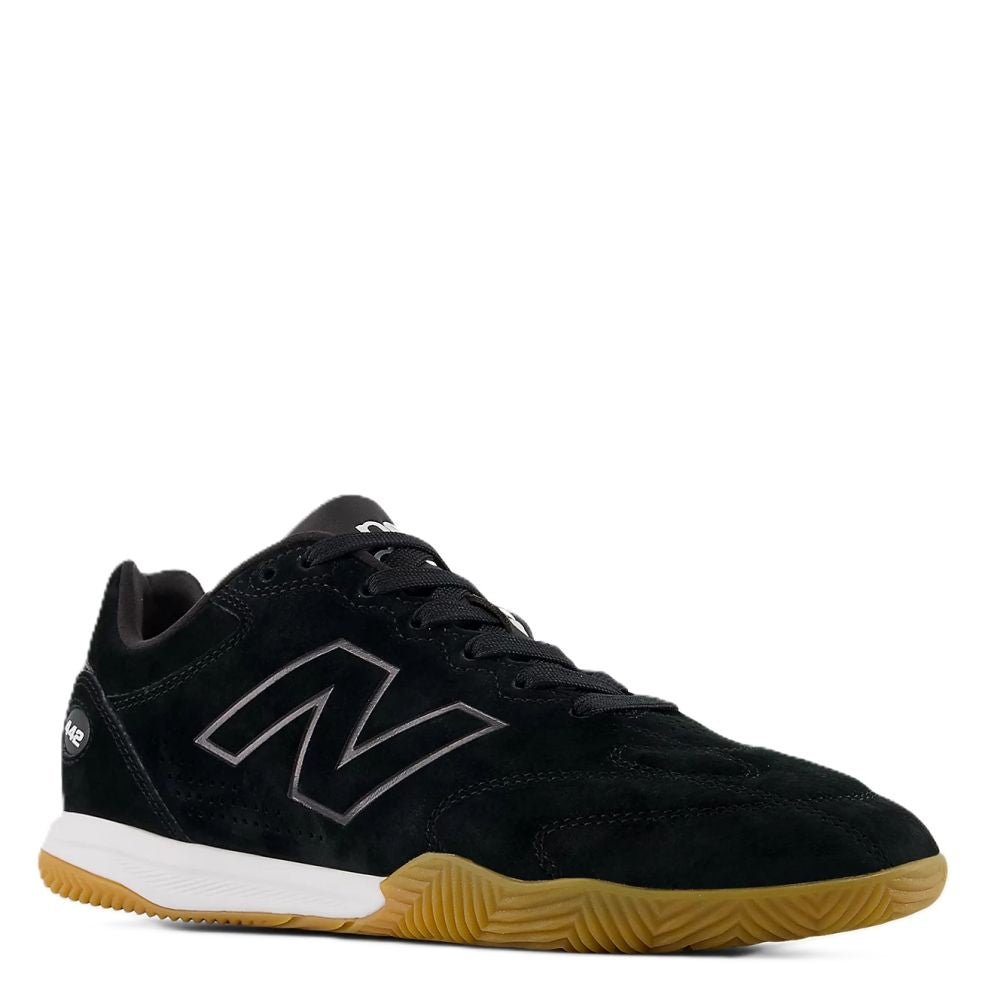 New Balance Men's 442 Elite IN LS V3 in Black with White - Getoutside Shoes
