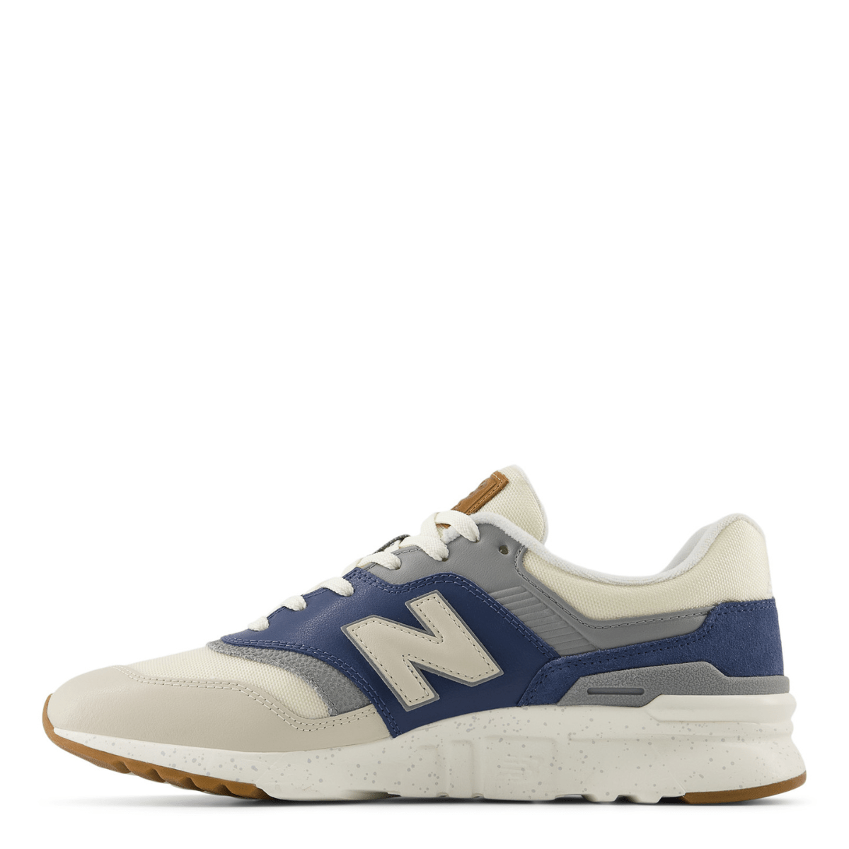New Balance Men's 997H in White with Sea Salt and Vintage Indigo - Getoutside Shoes