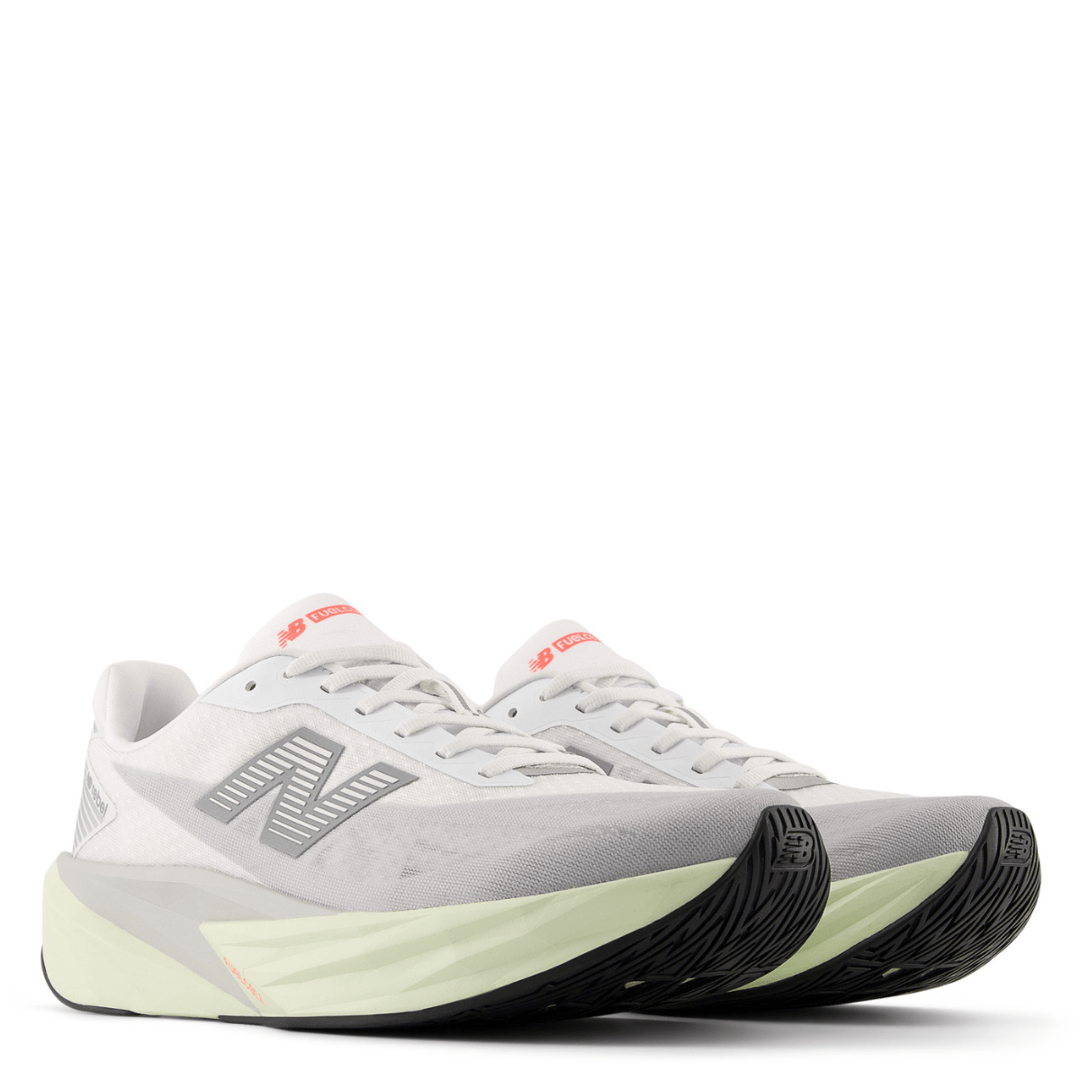 New Balance Men's FuelCell Rebel v5 in Raincloud with Mineral and White - Getoutside Shoes