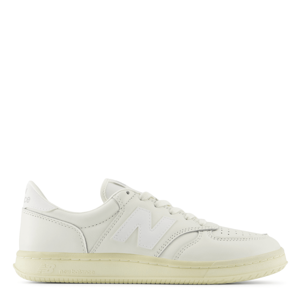 New Balance T500 in Sea Salt with White and Angora - Getoutside Shoes