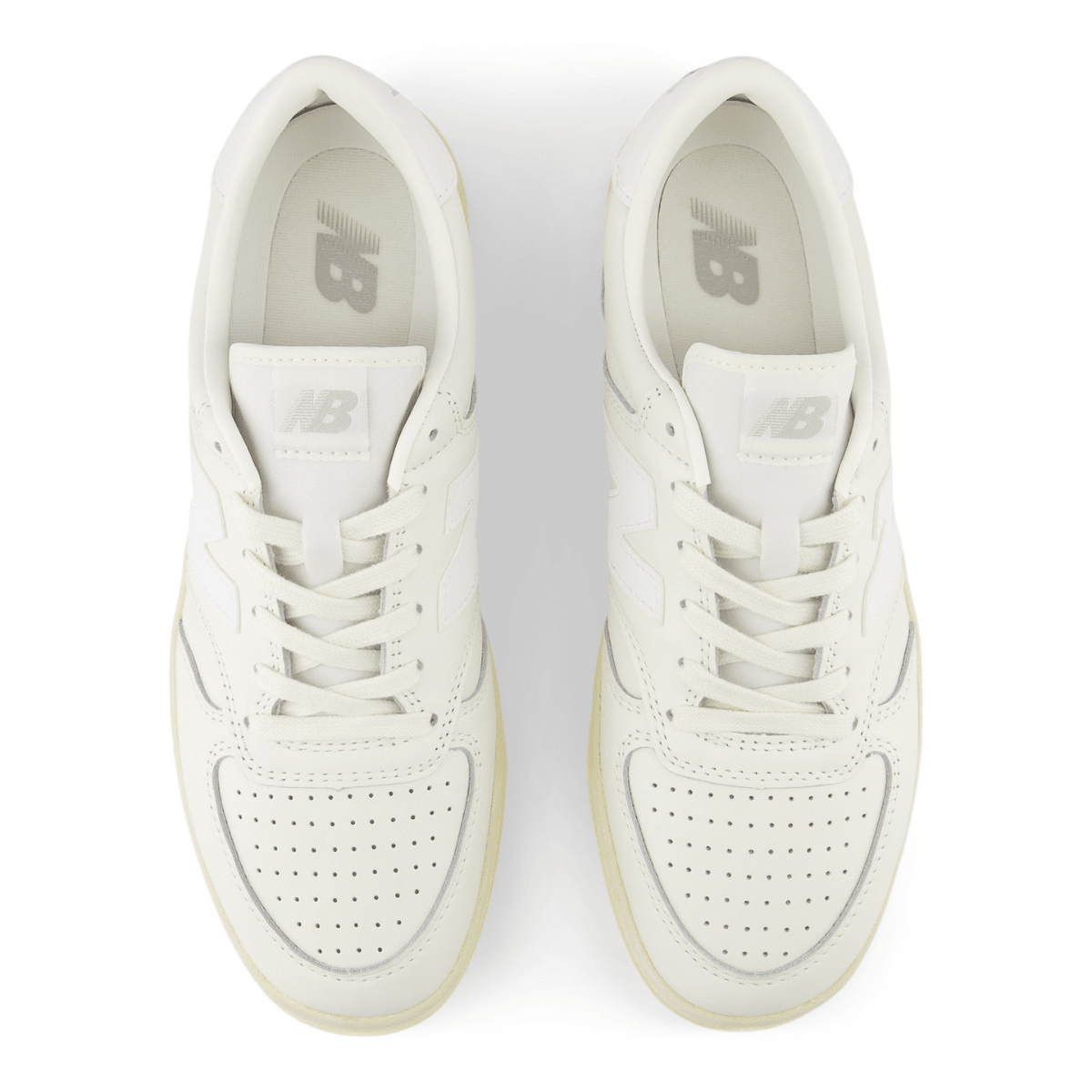 New Balance T500 in Sea Salt with White and Angora - Getoutside Shoes