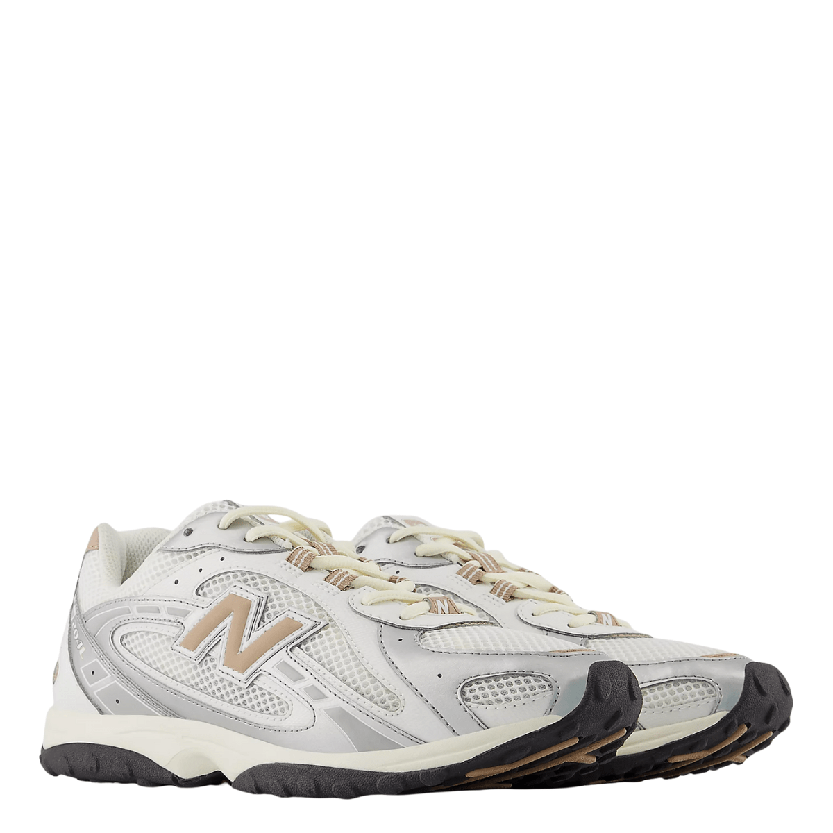 New Balance 204L Women in Silver Metallic with Flat Taupe - Getoutside Shoes