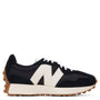 New Balance 327 Women in Black with White and Mineral Red - Getoutside Shoes