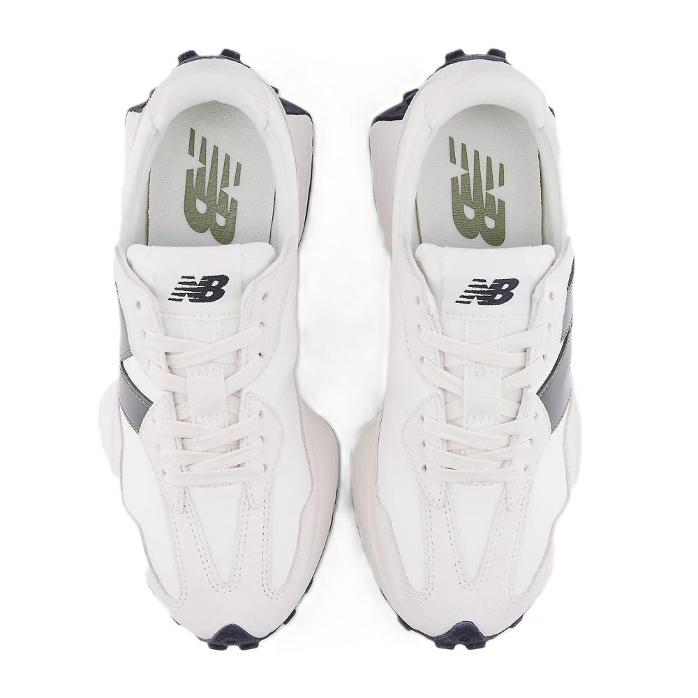 New Balance Women's 327 in Sea Salt with Dark Olivine - Getoutside Shoes