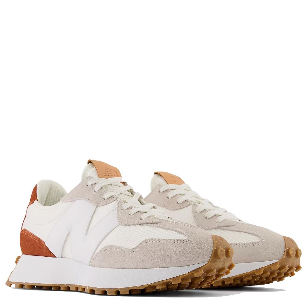 New Balance 327 Women in Sea Salt with Rust Oxide