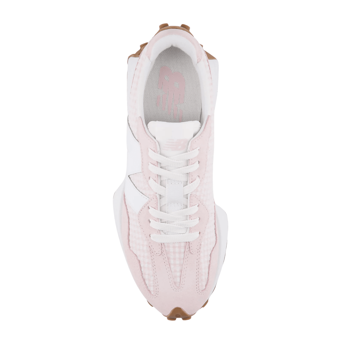 New Balance 327 Women in Stone Pink with White - Getoutside Shoes