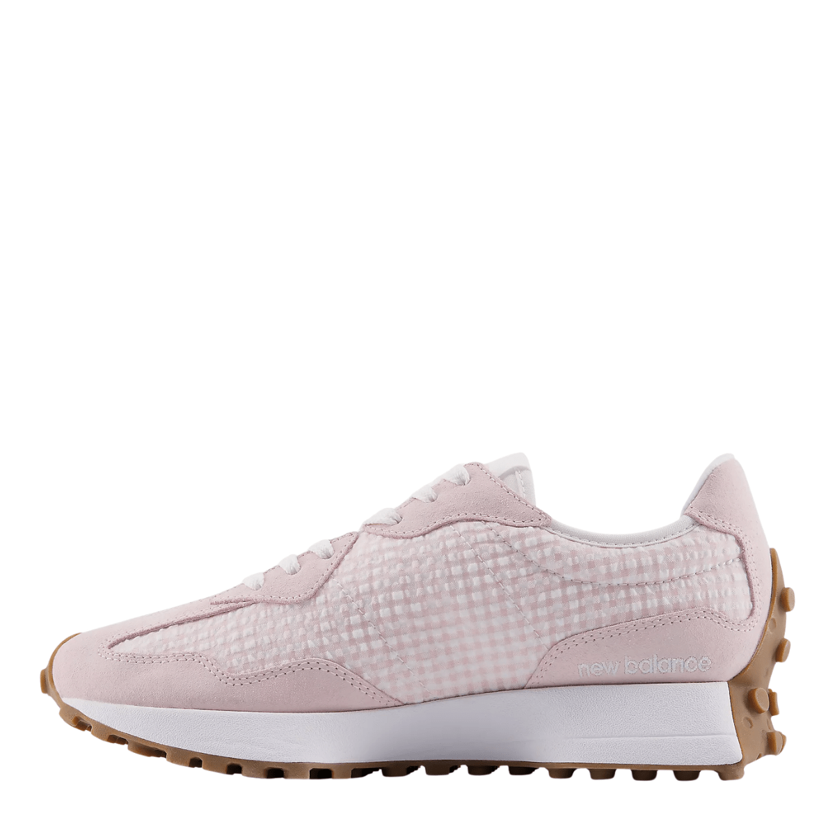 New Balance 327 Women in Stone Pink with White - Getoutside Shoes