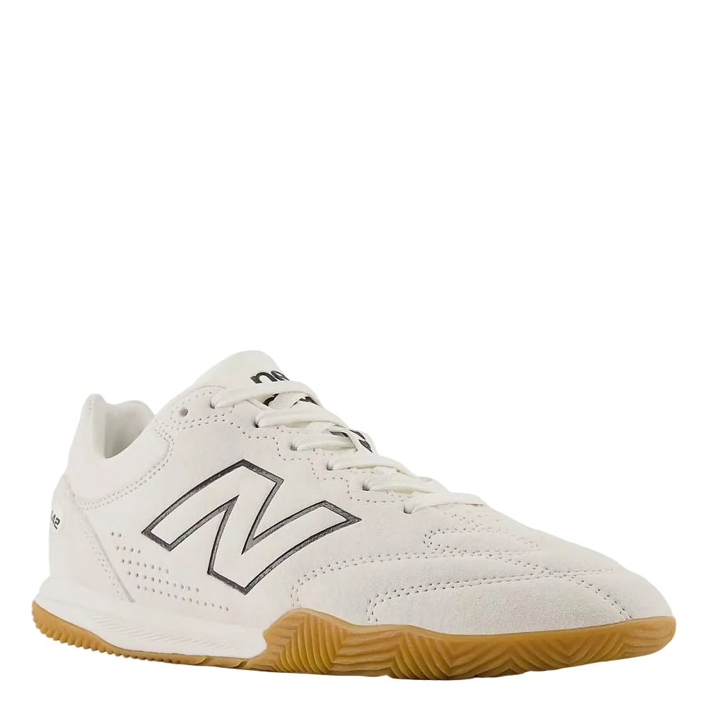 New Balance Women's 442 Elite IN LS V3 in White with Black - Getoutside Shoes