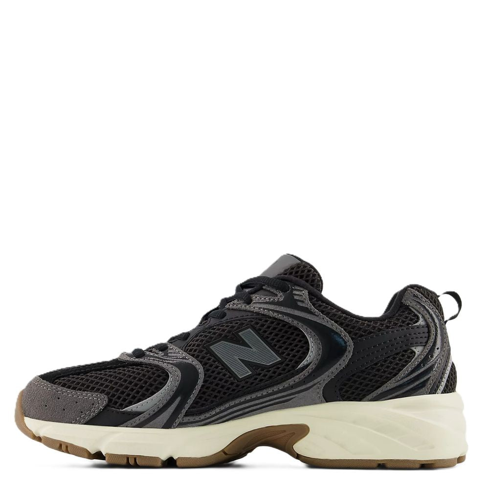 New Balance Women's 530 in Black with Castlerock - Getoutside Shoes