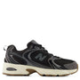New Balance 530 in Black with Castlerock - Getoutside Shoes