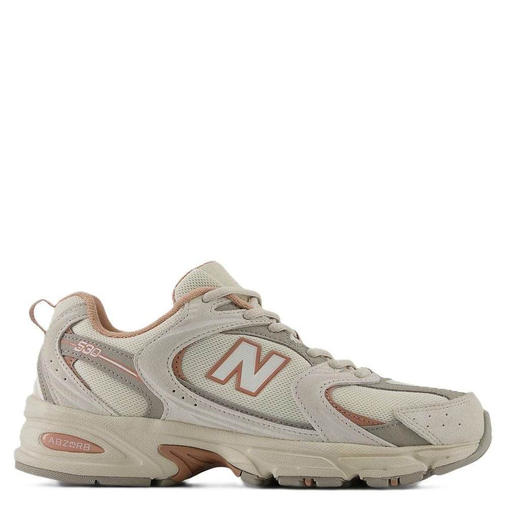 New Balance Women's 530 in Timberwolf with Linen and Landslide - Getoutside Shoes