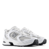 New Balance 530 Women in White with Silver - Getoutside Shoes