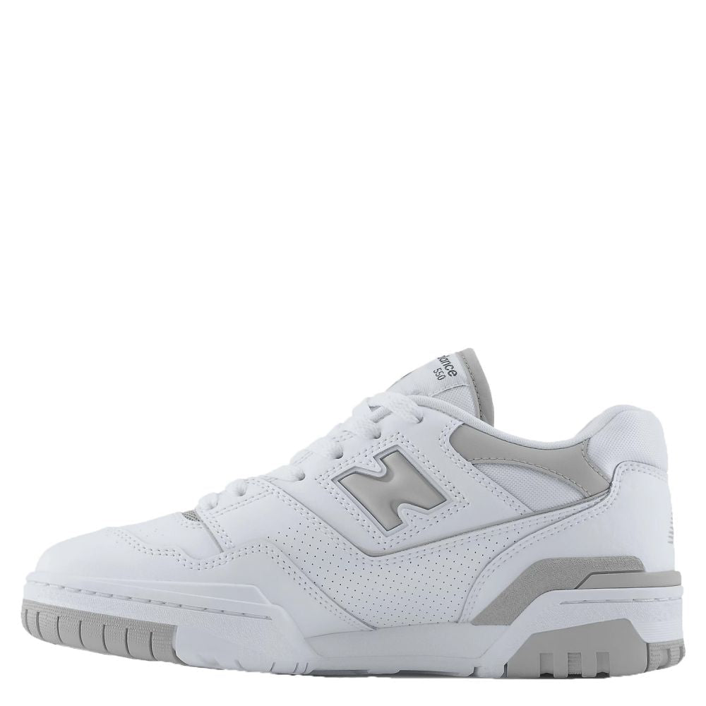 New Balance 550 Women in White with Raincloud - Getoutside Shoes