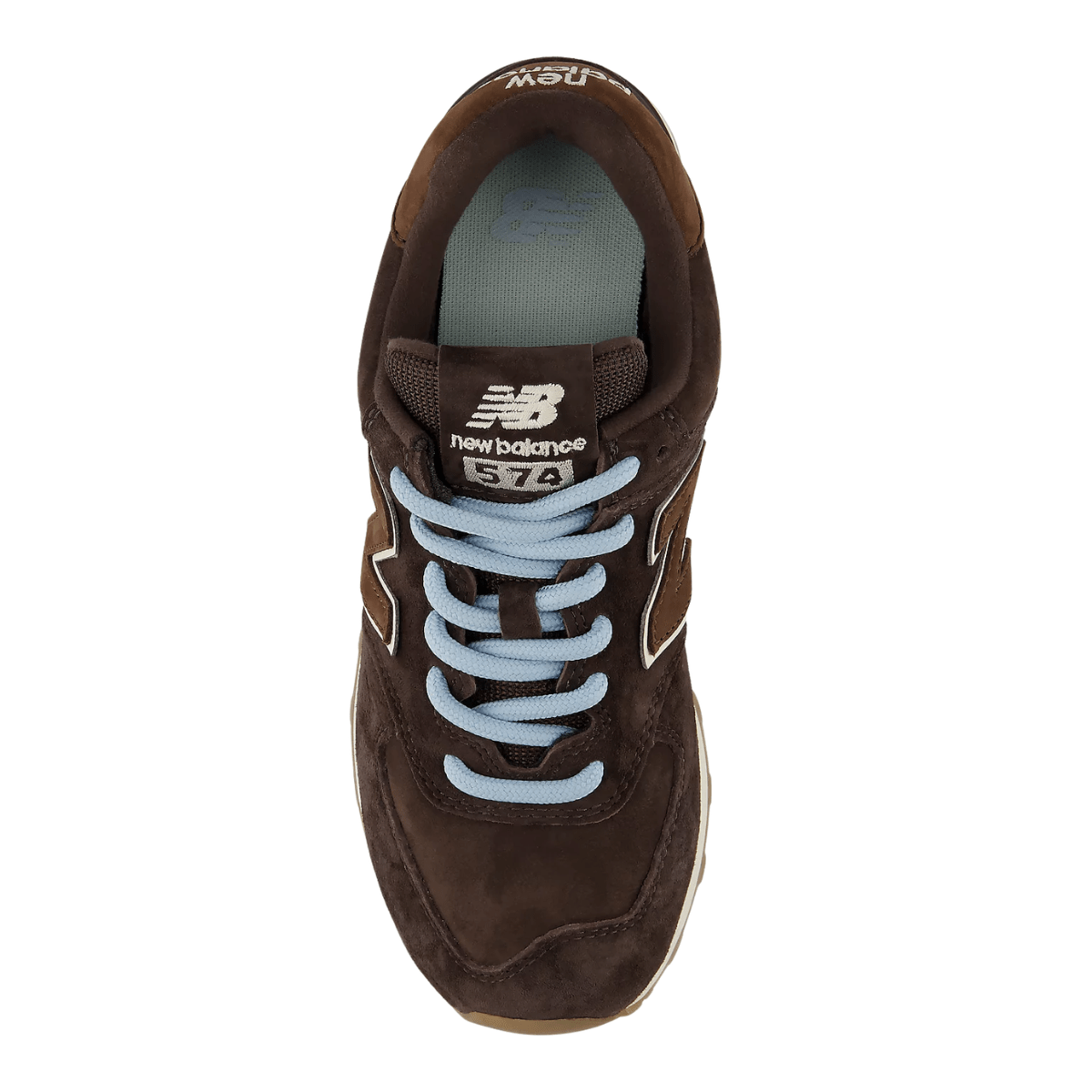 New Balance Women's 574 in Black Coffee with Angora - Getoutside Shoes