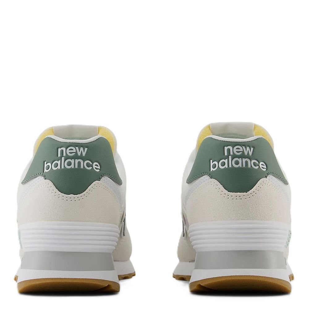 New Balance Women's 574 in Sea Salt with New Spruce - Getoutside Shoes