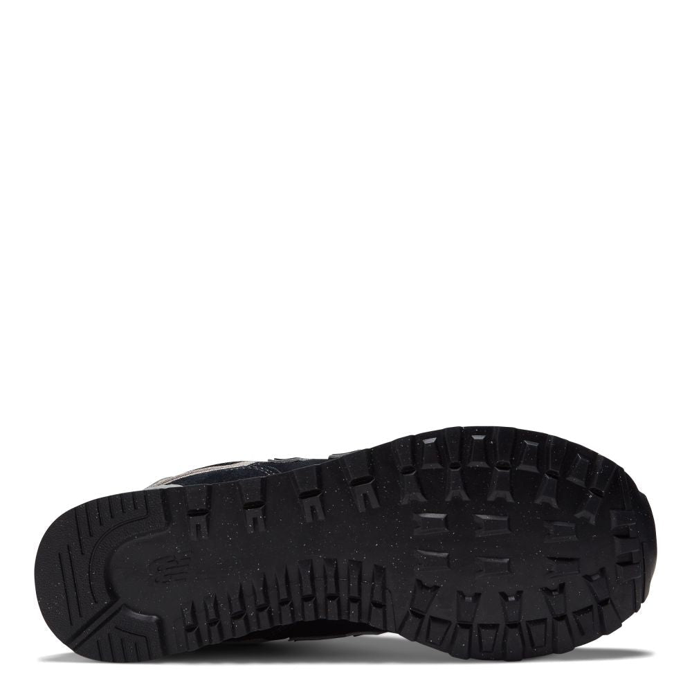 New Balance Women's 574v3 in Black with White (D Width)