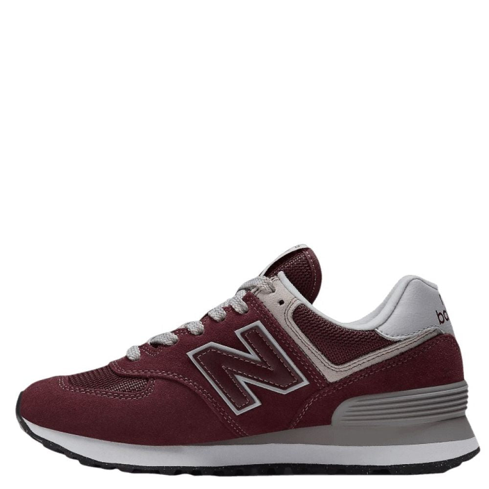 New Balance Women's 574v3 in Burgundy with White - Getoutside Shoes