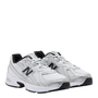 New Balance Women's 740 in White with Metallic Silver and Black - Getoutside Shoes