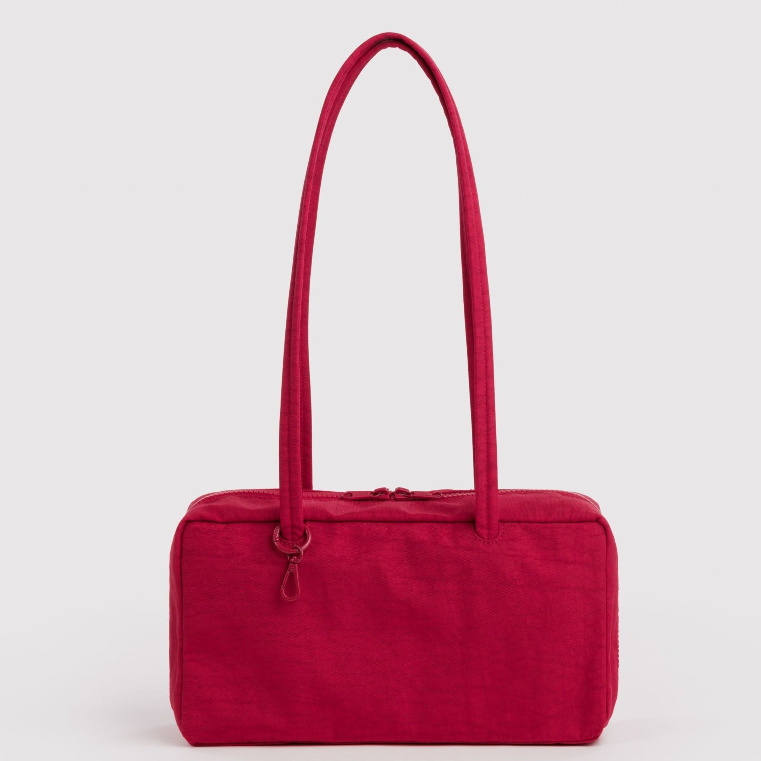 Baggu Nylon Bowler Bag in Cherry