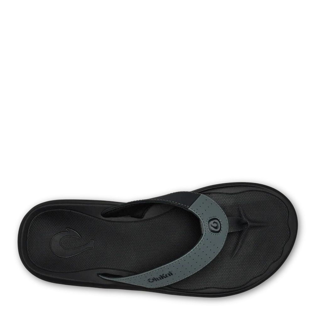 OluKai Men's Ki‘i in Rock/Lava Rock - Getoutside Shoes