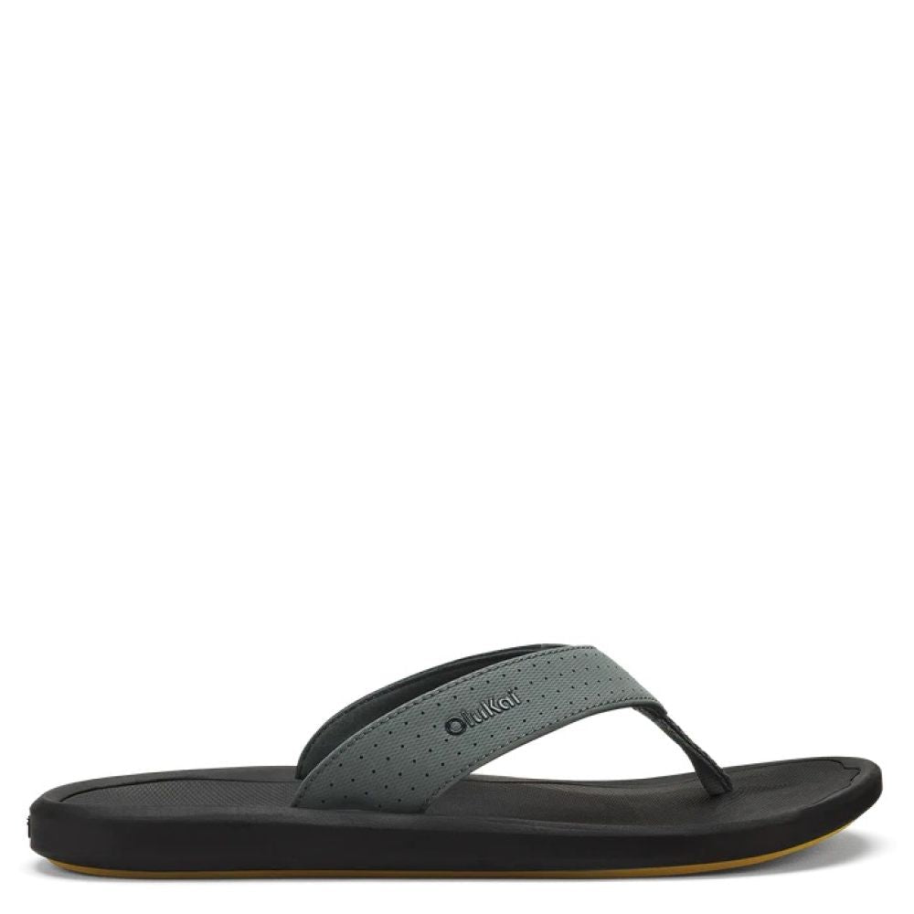 OluKai Men's Ki‘i in Rock/Lava Rock - Getoutside Shoes