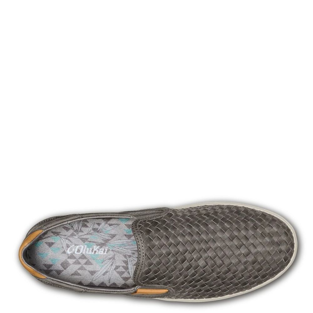 OluKai Men's Lae‘ahi Lauhala in Ash - Getoutside Shoes