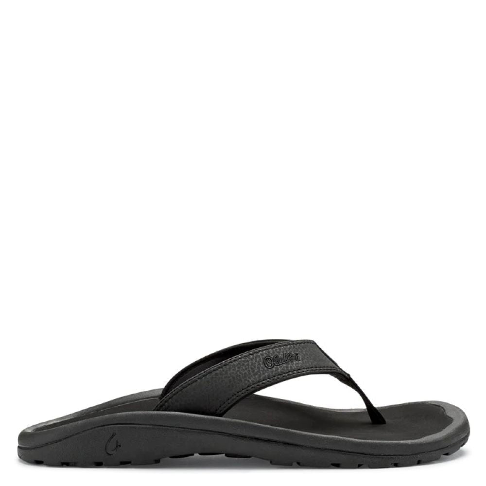 OluKai Men's ‘Ohana in Black - Getoutside Shoes