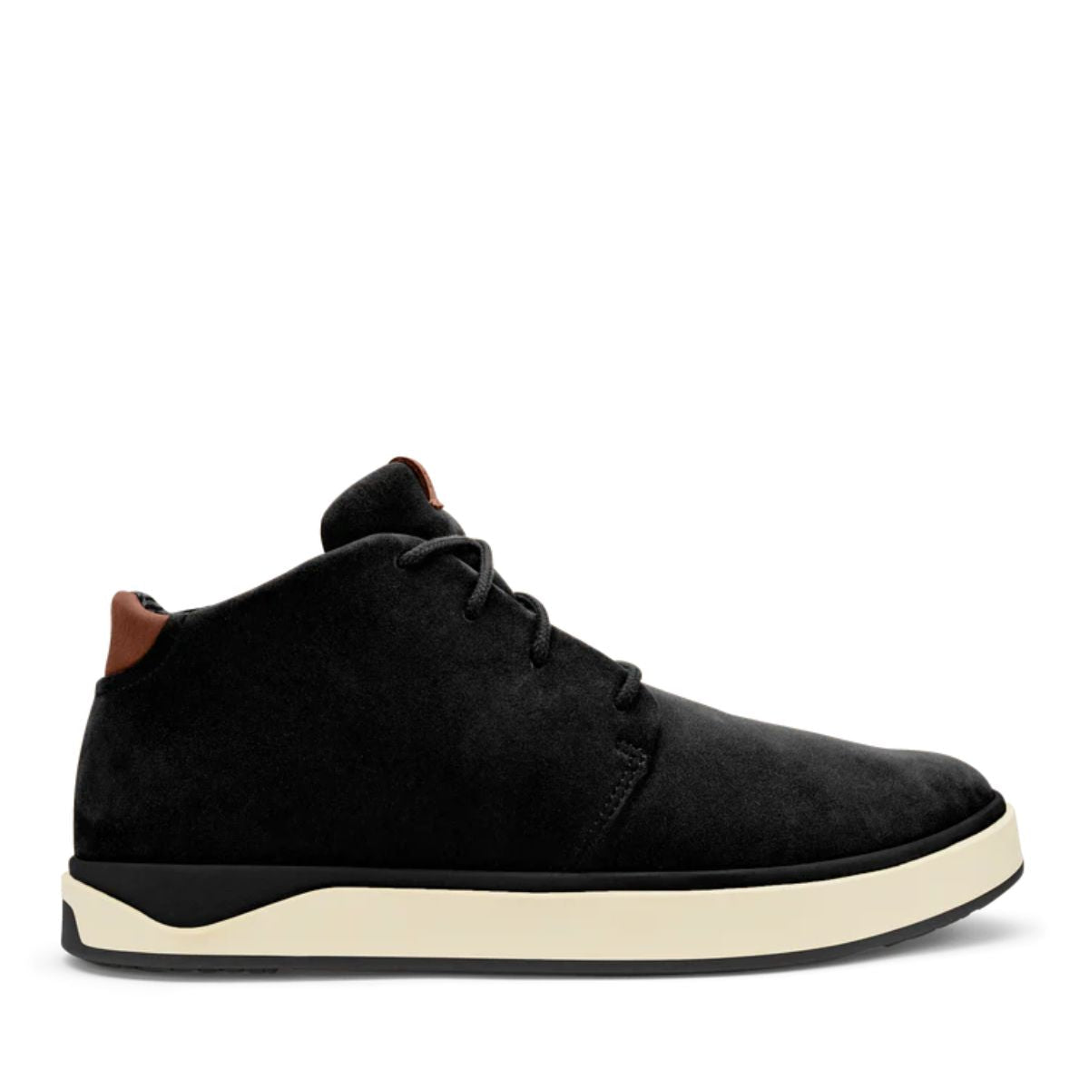 OluKai Men's Papakū 'Ili in Black - Getoutside Shoes