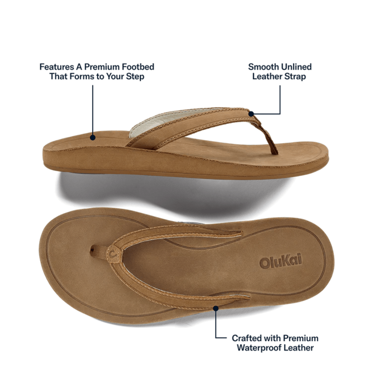 OluKai Women's Southshore in Toffee - Getoutside Shoes